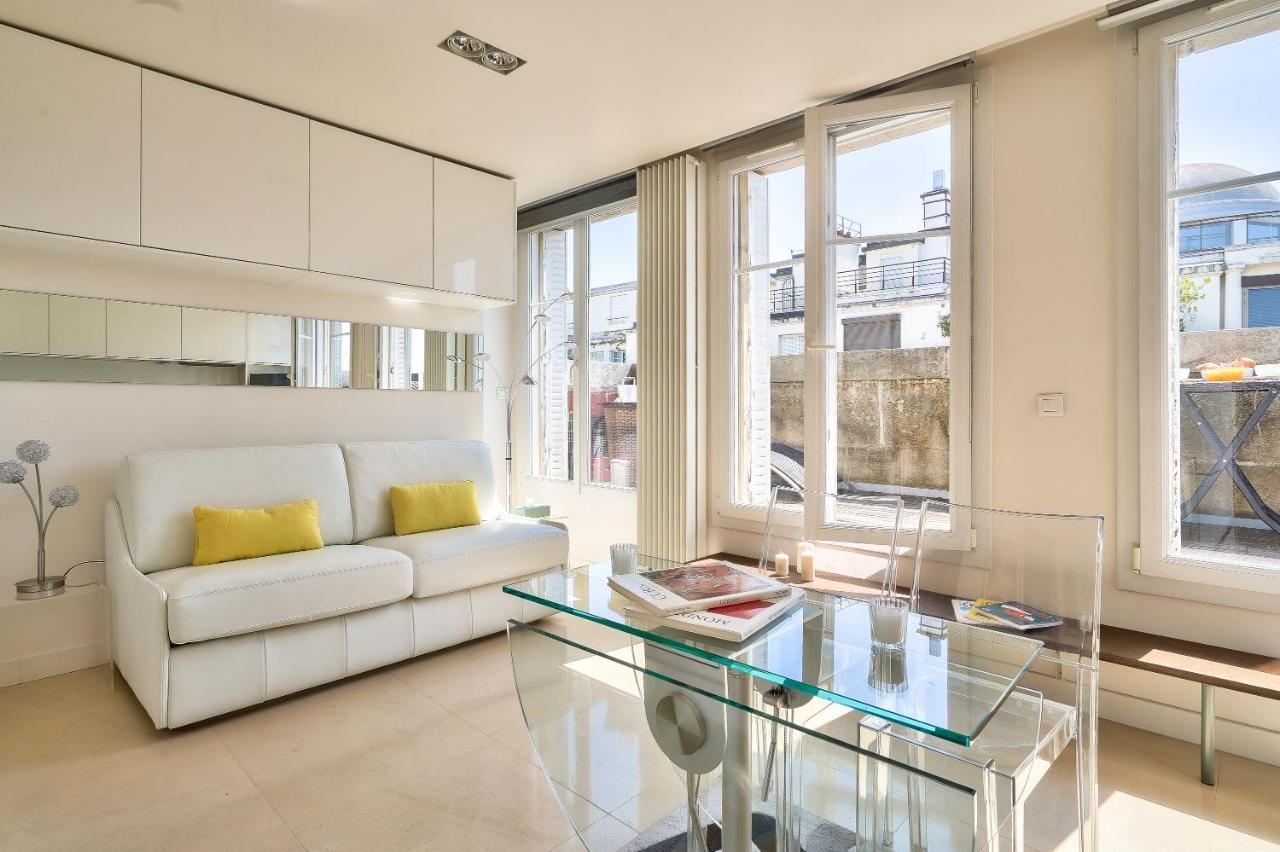 Designed Studio With Ac-Terrasse Vue Tour Eiffel Paris Luaran gambar